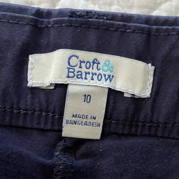 Croft & Barrow Skort Navy Stretch Waistband Size 10 - Picture 2 of 11